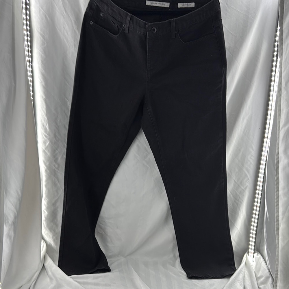 Jones New York Jeans Gramercy Curvy Black size 18W